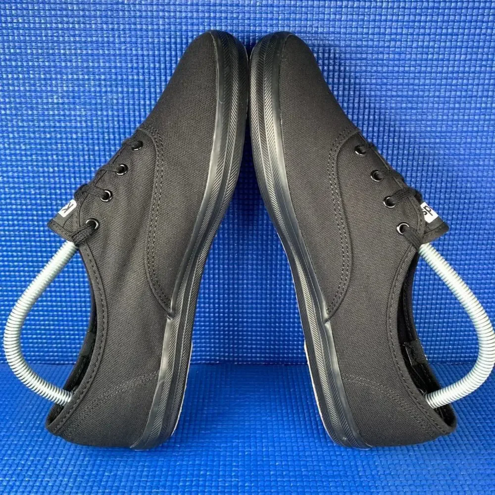 🔴 KEDS CHAMPION ORIGINAL Women`s Size 9.5XW Black Comfort Shoes WF24700